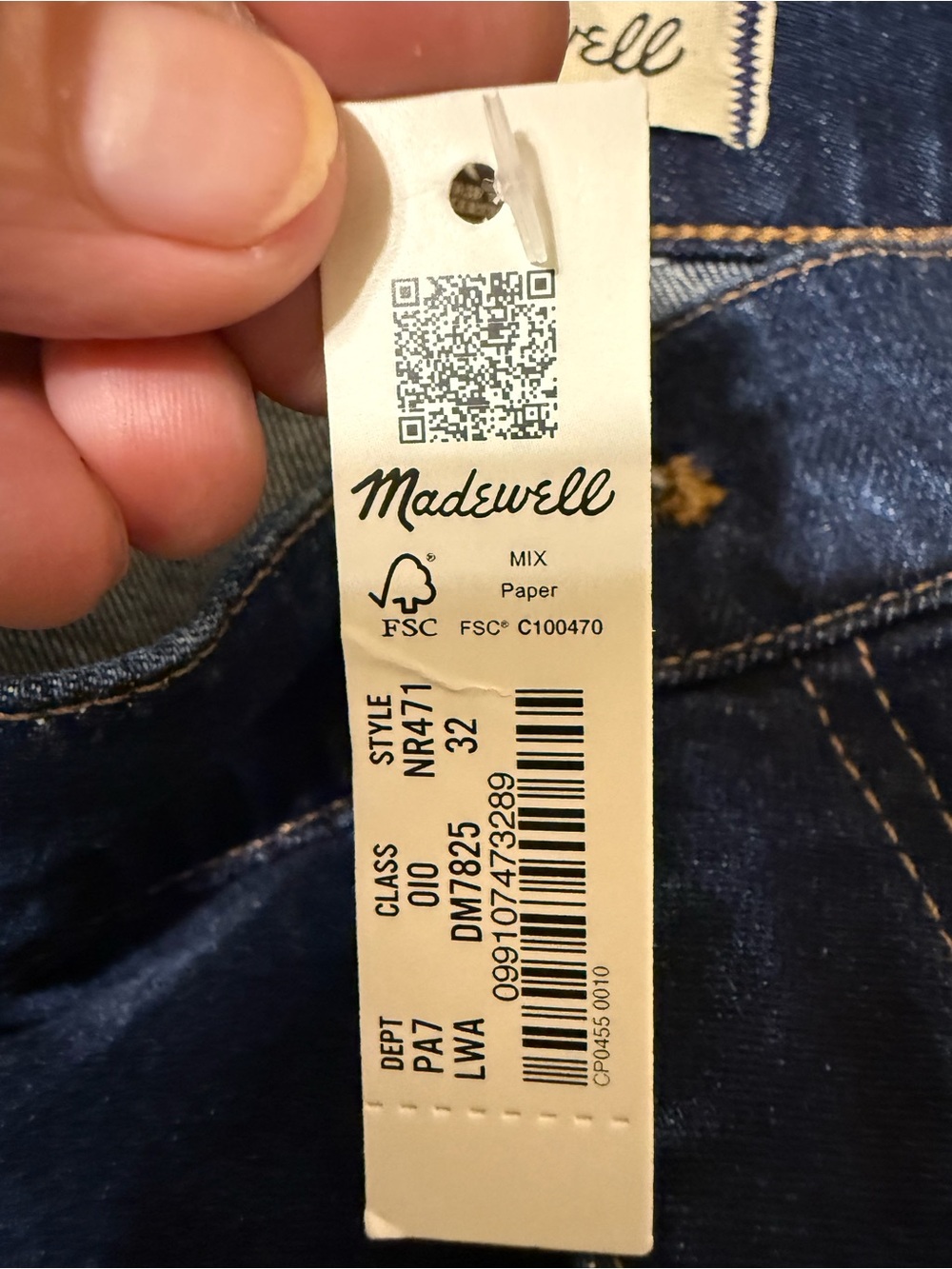 New Madewell Emmett Wide Leg 32 Women’s Denim Jeans with Gold Hardware - Picture 4 of 11